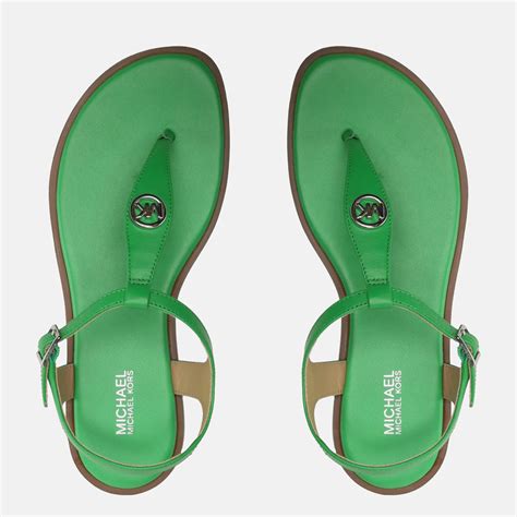 sandalen michael kors geel|Michael Kors green designer sandals.